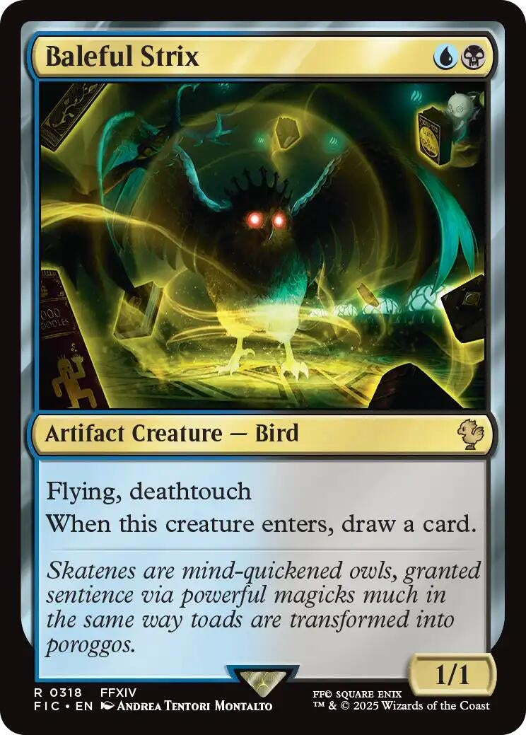 Baleful Strix (Surge Foil) (318) (Commander: FINAL FANTASY)