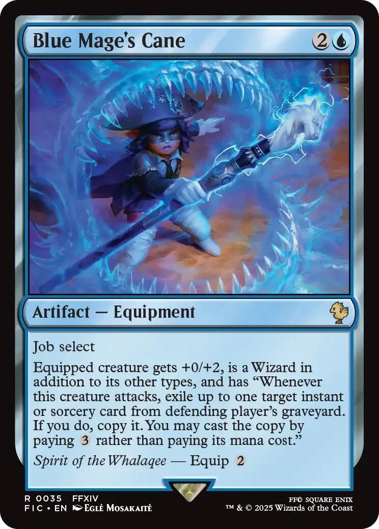 Blue Mage's Cane (Surge Foil) (35) (Commander: FINAL FANTASY)