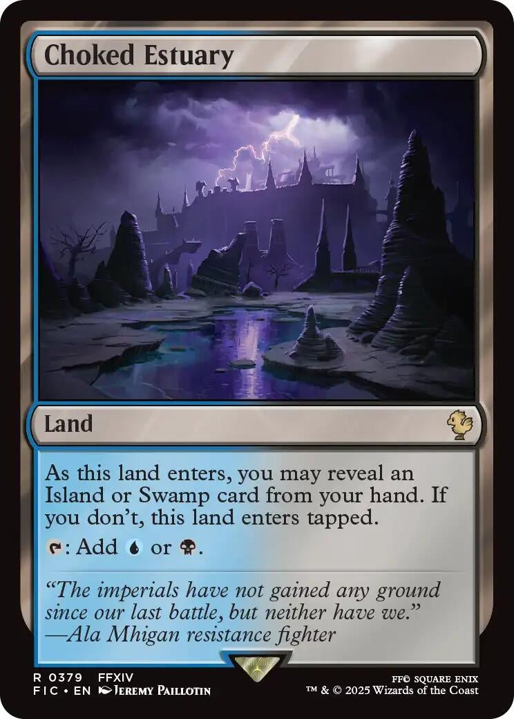 Choked Estuary (Surge Foil) (379) (Commander: FINAL FANTASY)