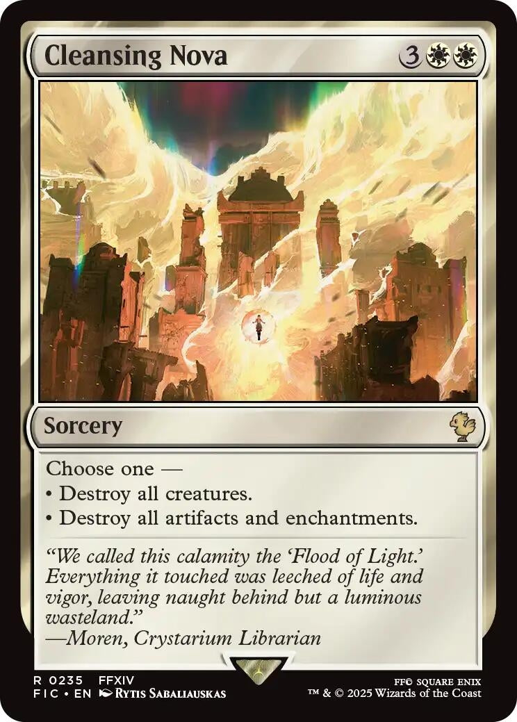 Cleansing Nova (Surge Foil) (235) (Commander: FINAL FANTASY)