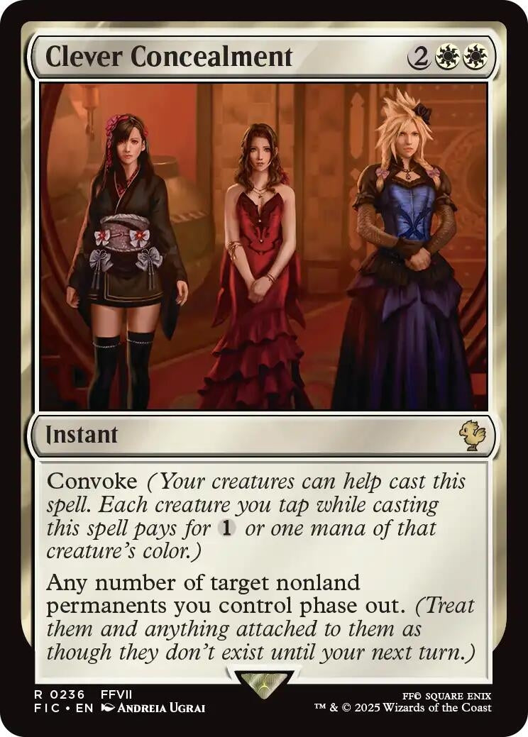 Clever Concealment (Surge Foil) (236) (Commander: FINAL FANTASY)