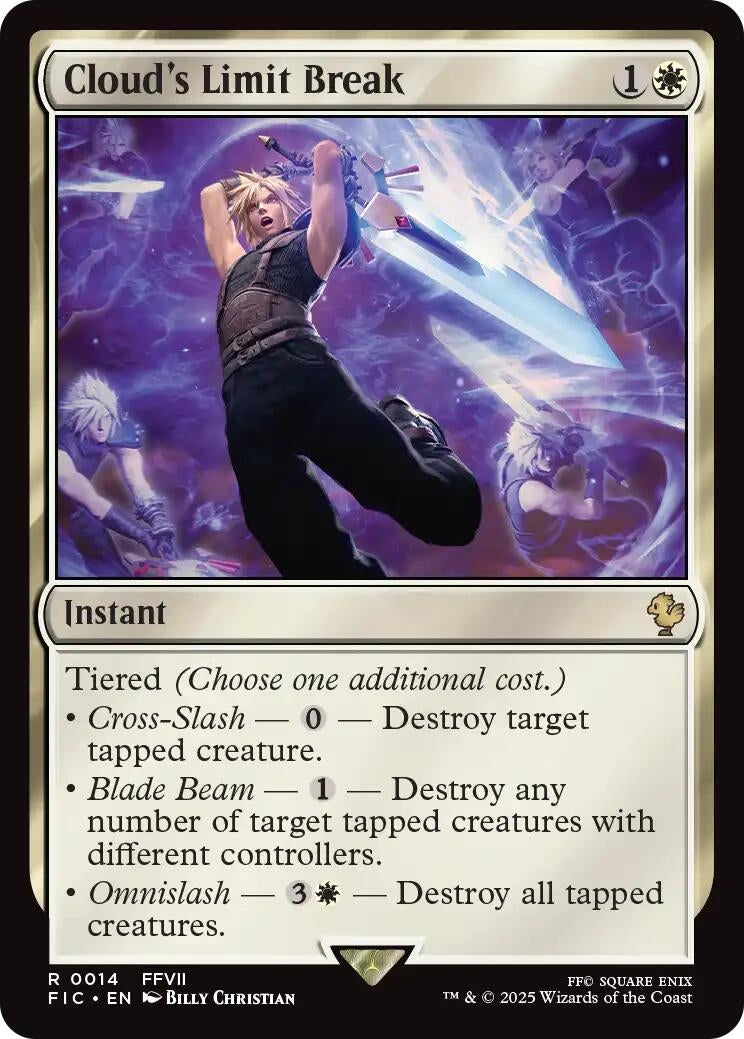 Cloud's Limit Break (Surge Foil) (14) (Commander: FINAL FANTASY)