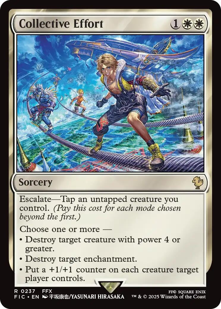 Collective Effort (Surge Foil) (237) (Commander: FINAL FANTASY)