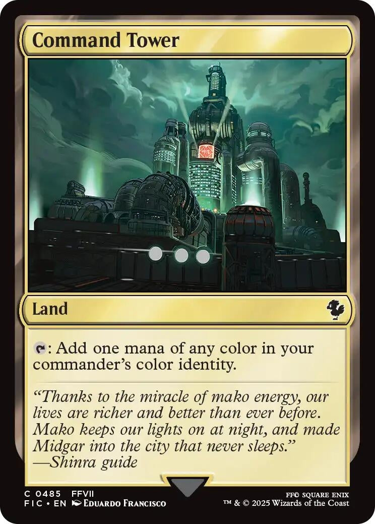 Command Tower (0485) (Surge Foil) (485) (Commander: FINAL FANTASY)