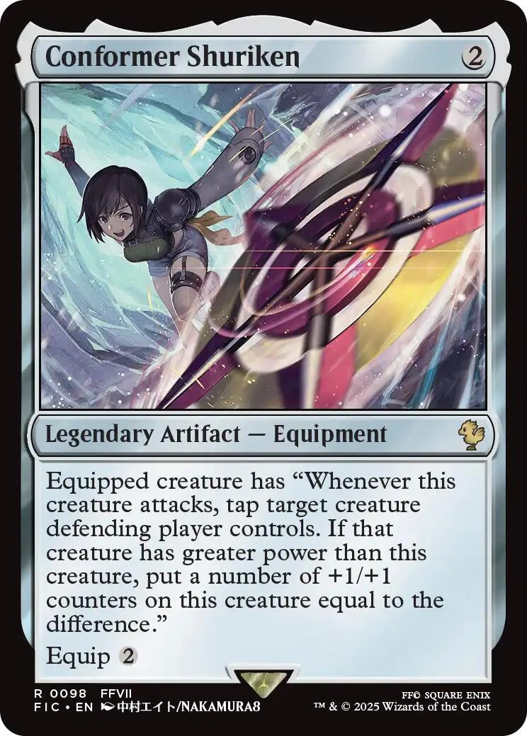 Conformer Shuriken (Surge Foil) (98) (Commander: FINAL FANTASY)