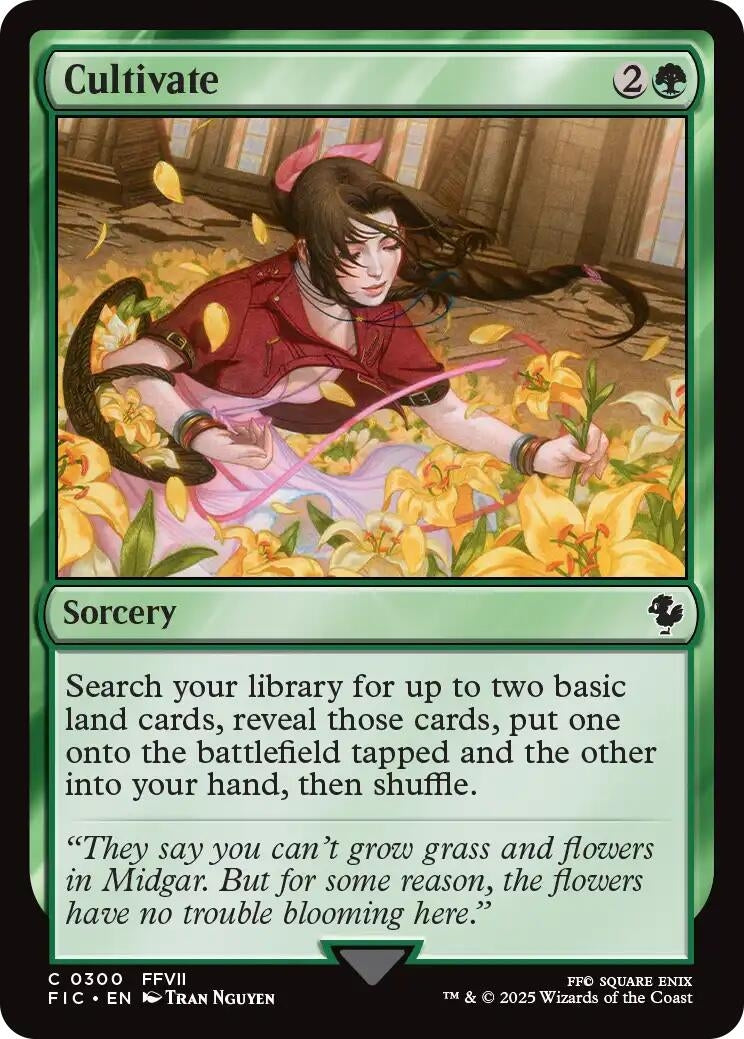 Cultivate (Surge Foil) (300) (Commander: FINAL FANTASY)