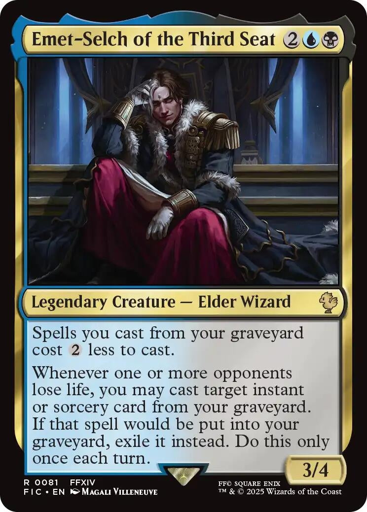 Emet-Selch of the Third Seat (Surge Foil) (81) (Commander: FINAL FANTASY)