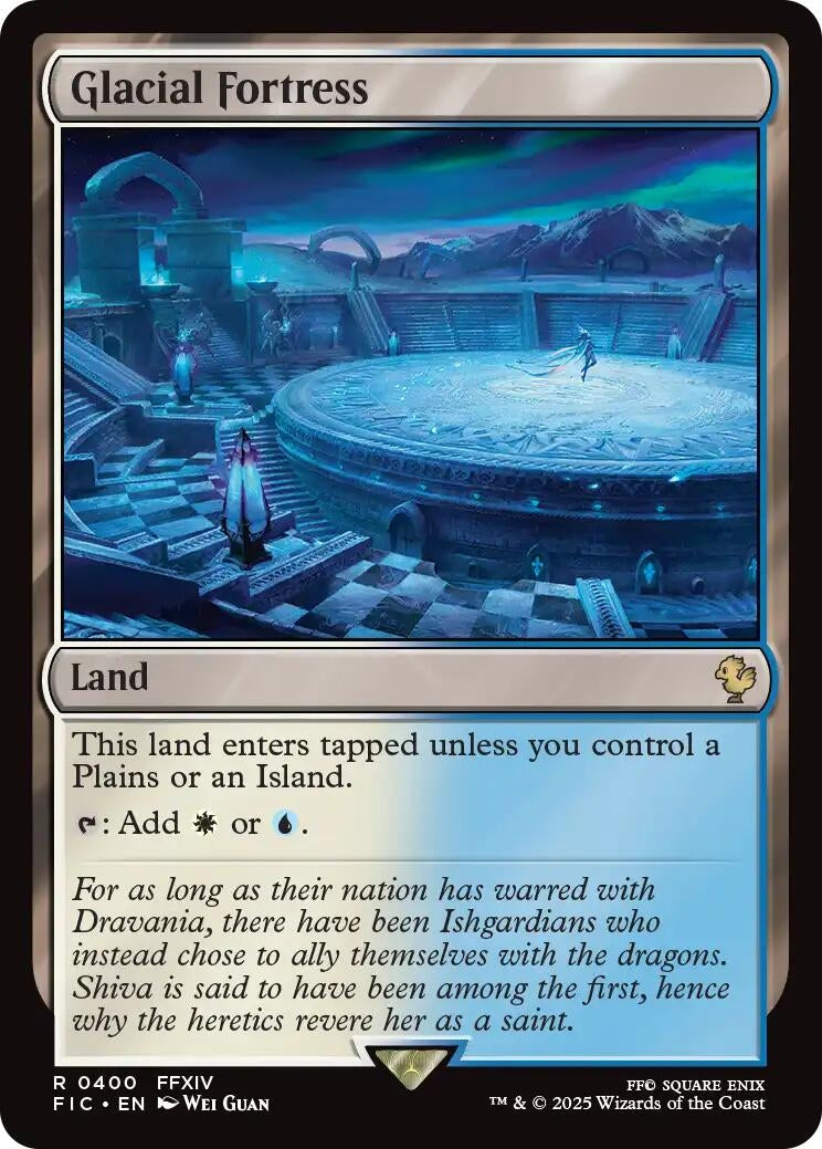 Glacial Fortress (Surge Foil) (400) (Commander: FINAL FANTASY)