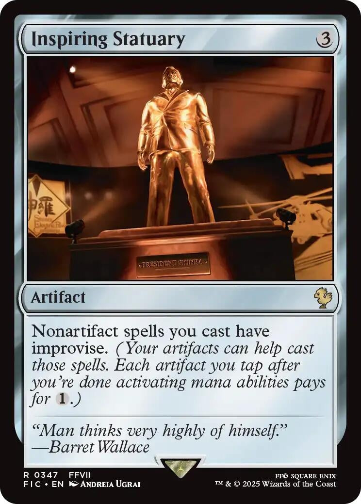 Inspiring Statuary (Surge Foil) (347) (Commander: FINAL FANTASY)