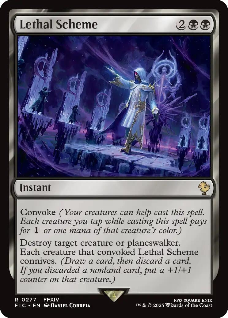 Lethal Scheme (Surge Foil) (277) (Commander: FINAL FANTASY)