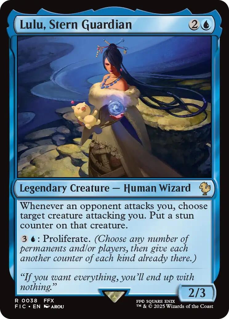 Lulu, Stern Guardian (Surge Foil) (38) (Commander: FINAL FANTASY)