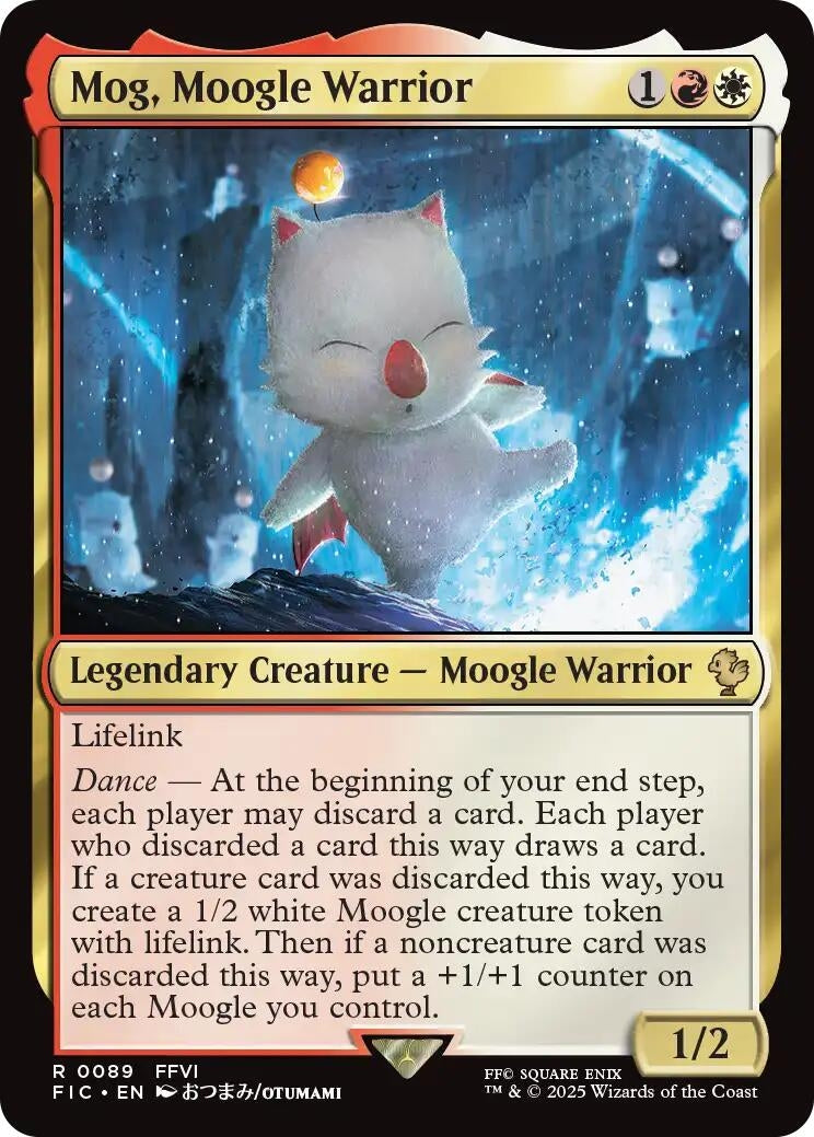 Mog, Moogle Warrior (Surge Foil) (89) (Commander: FINAL FANTASY)