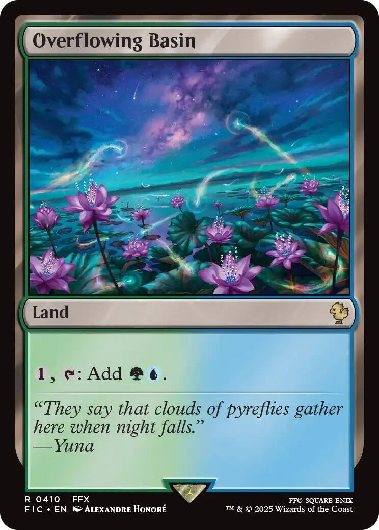 Overflowing Basin (Surge Foil) (410) (Commander: FINAL FANTASY)