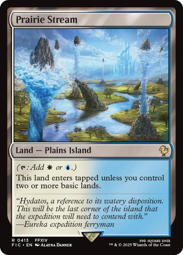 Prairie Stream (Surge Foil) (413) (Commander: FINAL FANTASY)