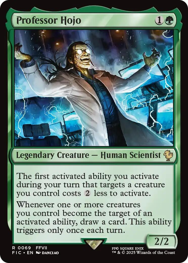 Professor Hojo (Surge Foil) (69) (Commander: FINAL FANTASY)