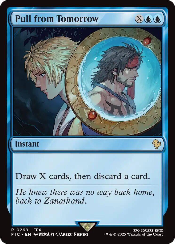 Pull from Tomorrow (Surge Foil) (269) (Commander: FINAL FANTASY)