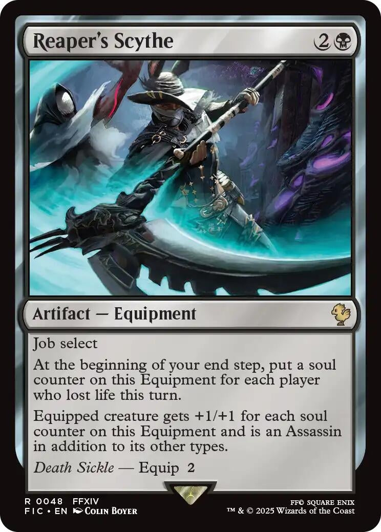 Reaper's Scythe (Surge Foil) (48) (Commander: FINAL FANTASY)