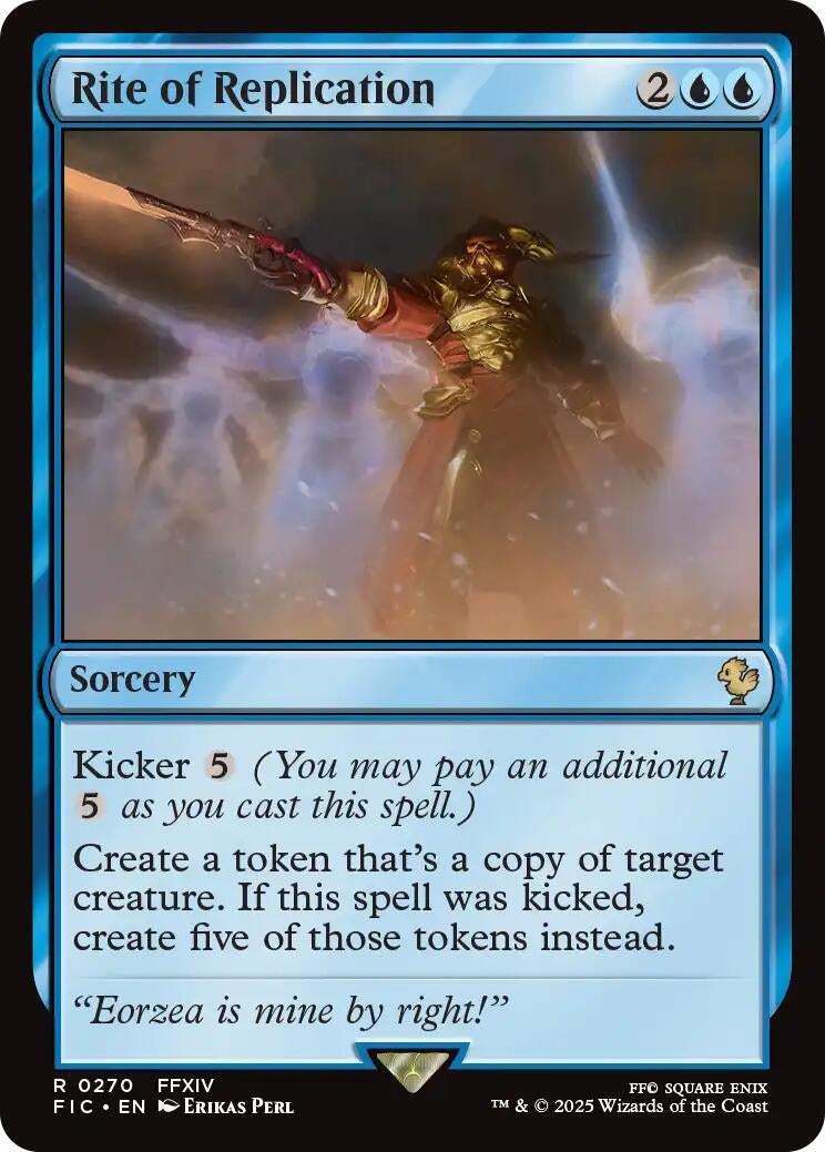 Rite of Replication (Surge Foil) (270) (Commander: FINAL FANTASY)