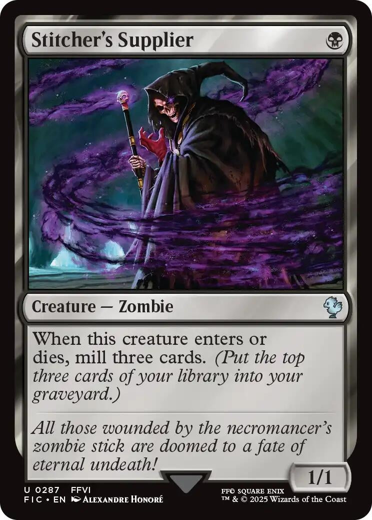 Stitcher's Supplier (Surge Foil) (287) (Commander: FINAL FANTASY)