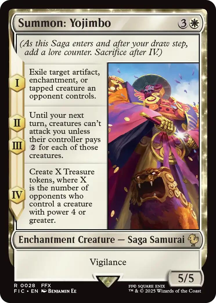 Summon: Yojimbo (Surge Foil) (28) (Commander: FINAL FANTASY)