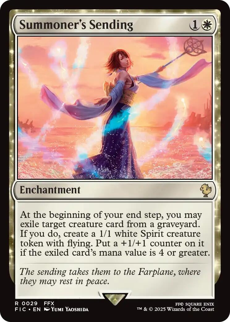 Summoner's Sending (Surge Foil) (29) (Commander: FINAL FANTASY)
