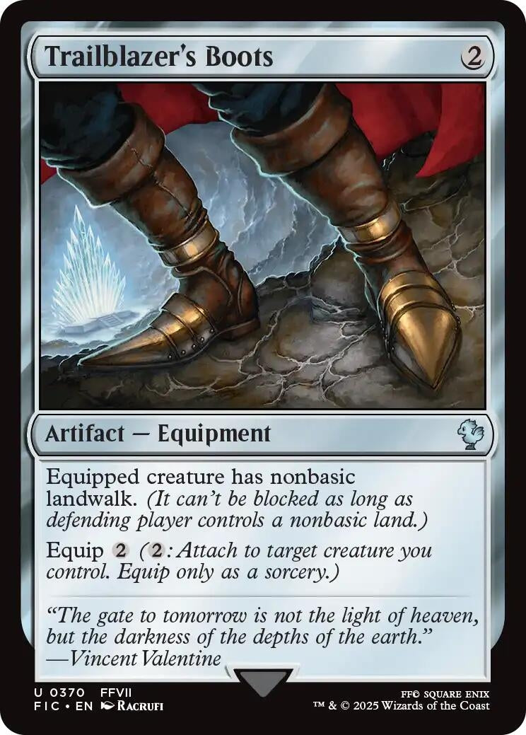 Trailblazer's Boots (Surge Foil) (370) (Commander: FINAL FANTASY)