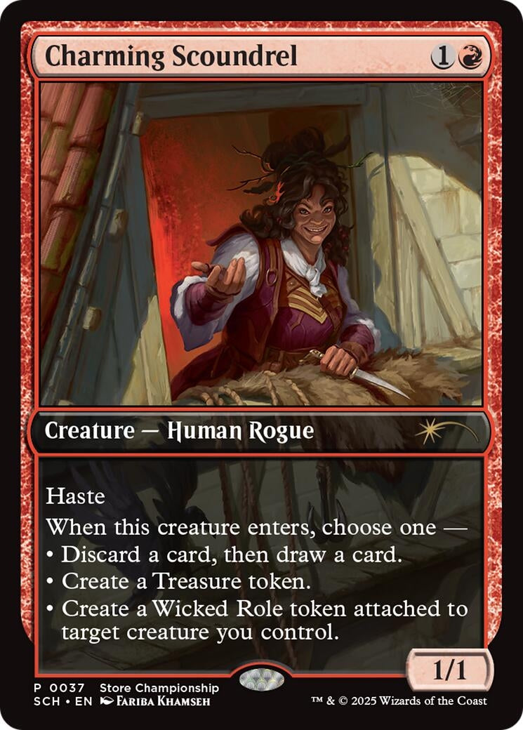 Charming Scoundrel (37) (Game Day & Store Championship Promos)
