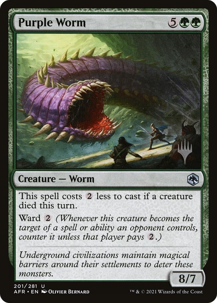 Purple Worm (201) (Promo Pack: Adventures in the Forgotten Realms)