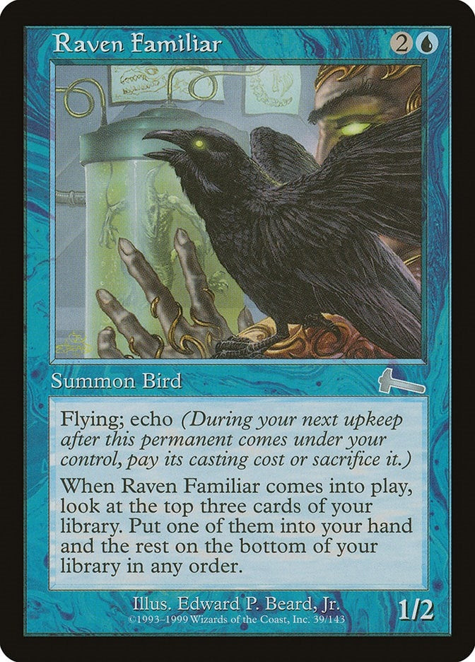 Raven Familiar (39) (Urza's Legacy)