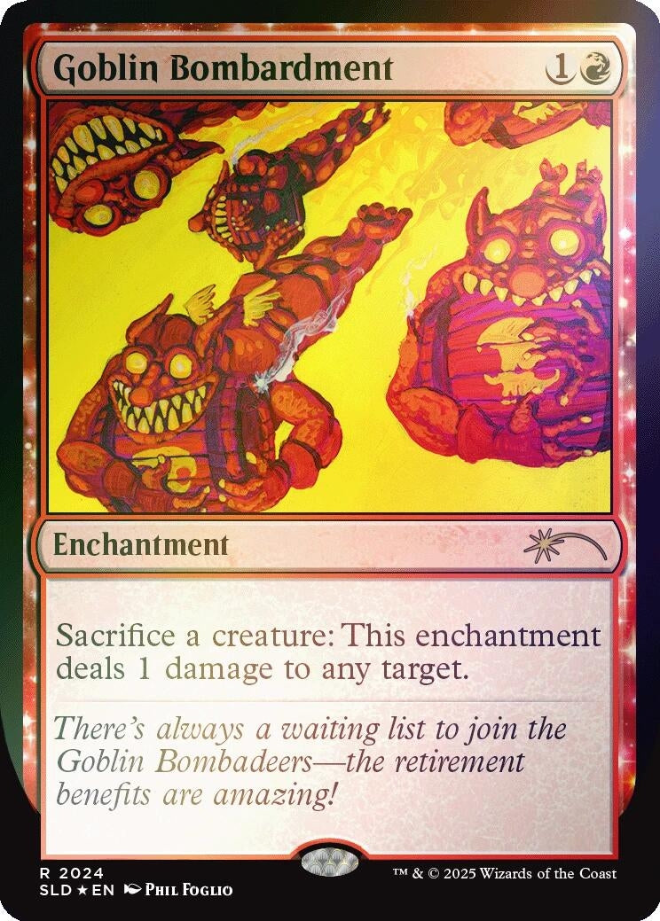 Goblin Bombardment (2024) (Rainbow Foil) (2024) (Secret Lair Drop Series)