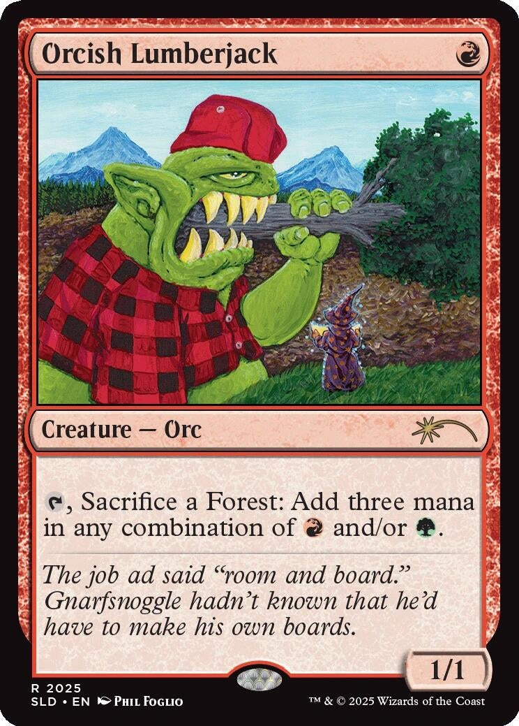 Orcish Lumberjack (2025) (2025) (Secret Lair Drop Series)
