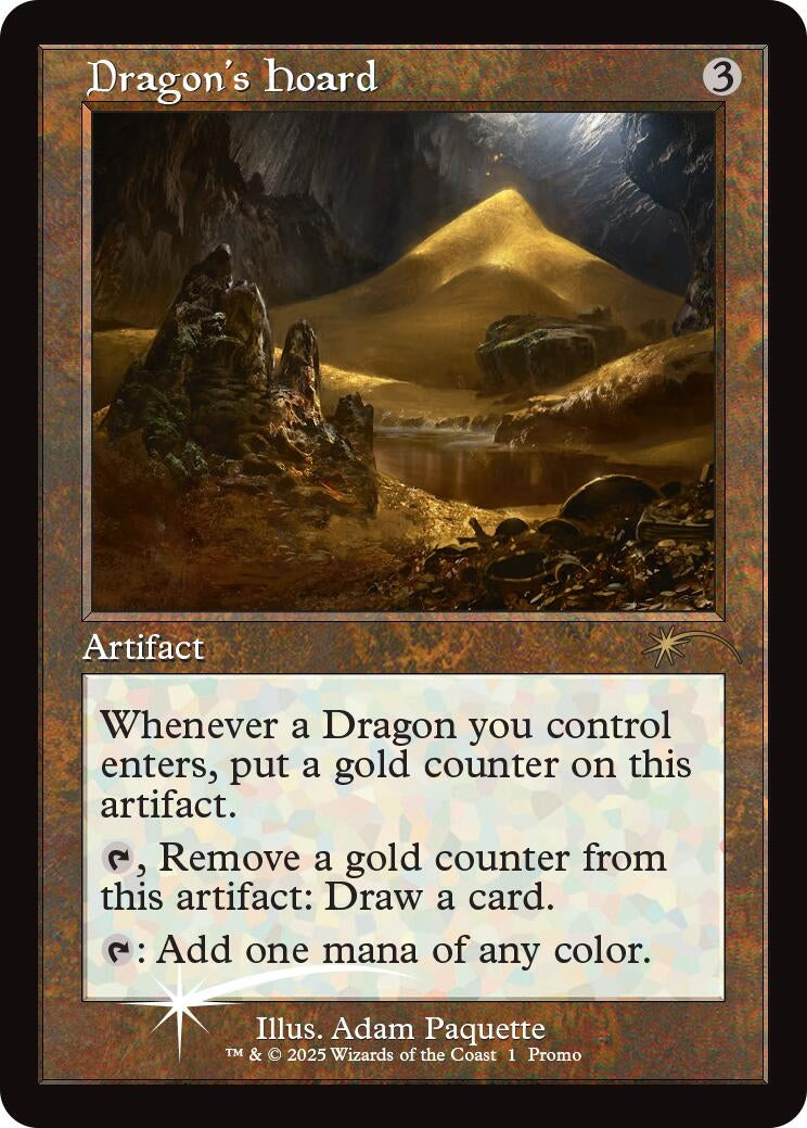 Dragon's Hoard (Retro Frame) (WPN & Gateway Promos)