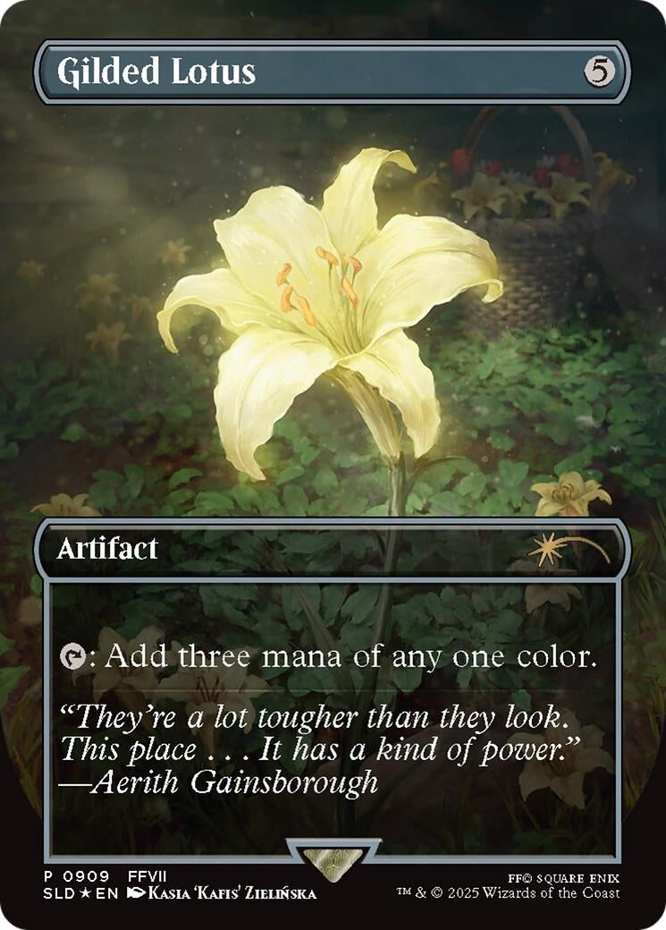 Gilded Lotus (Rainbow Foil) (909) (909) (Secret Lair Drop Series)
