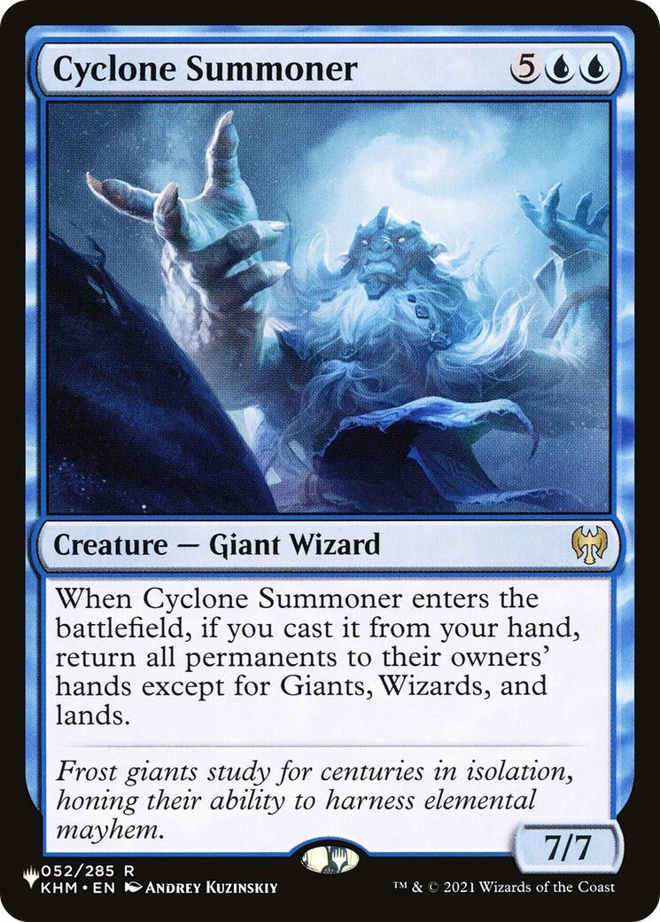 Cyclone Summoner (052/285) (The List Reprints)