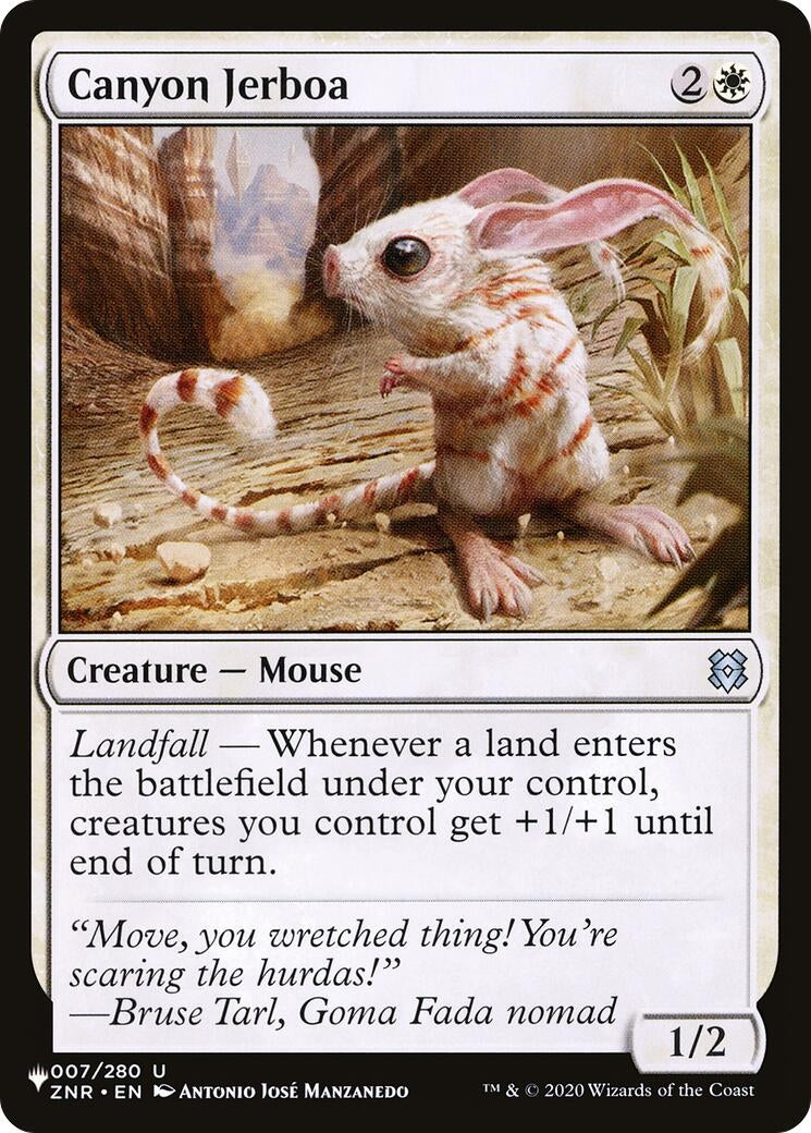 Canyon Jerboa (007/280) (The List Reprints)