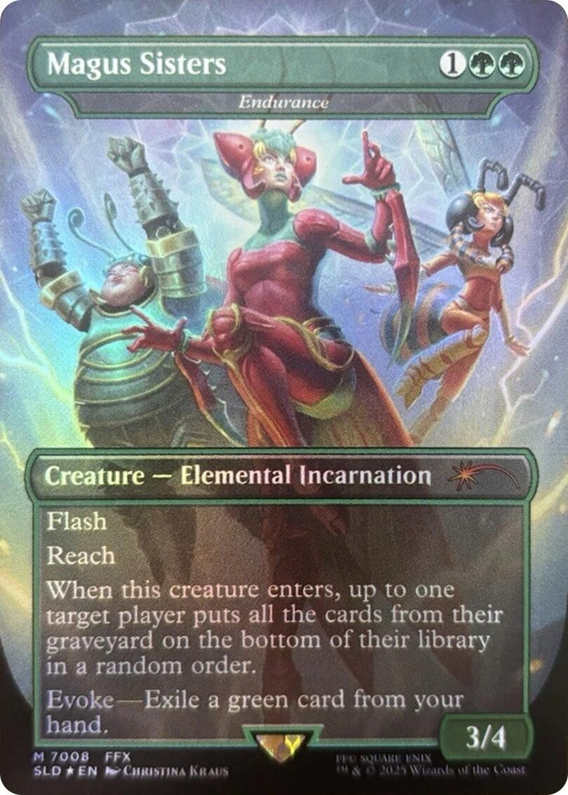 Magus Sisters - Endurance (Rainbow Foil) (7008) (Secret Lair Drop Series)