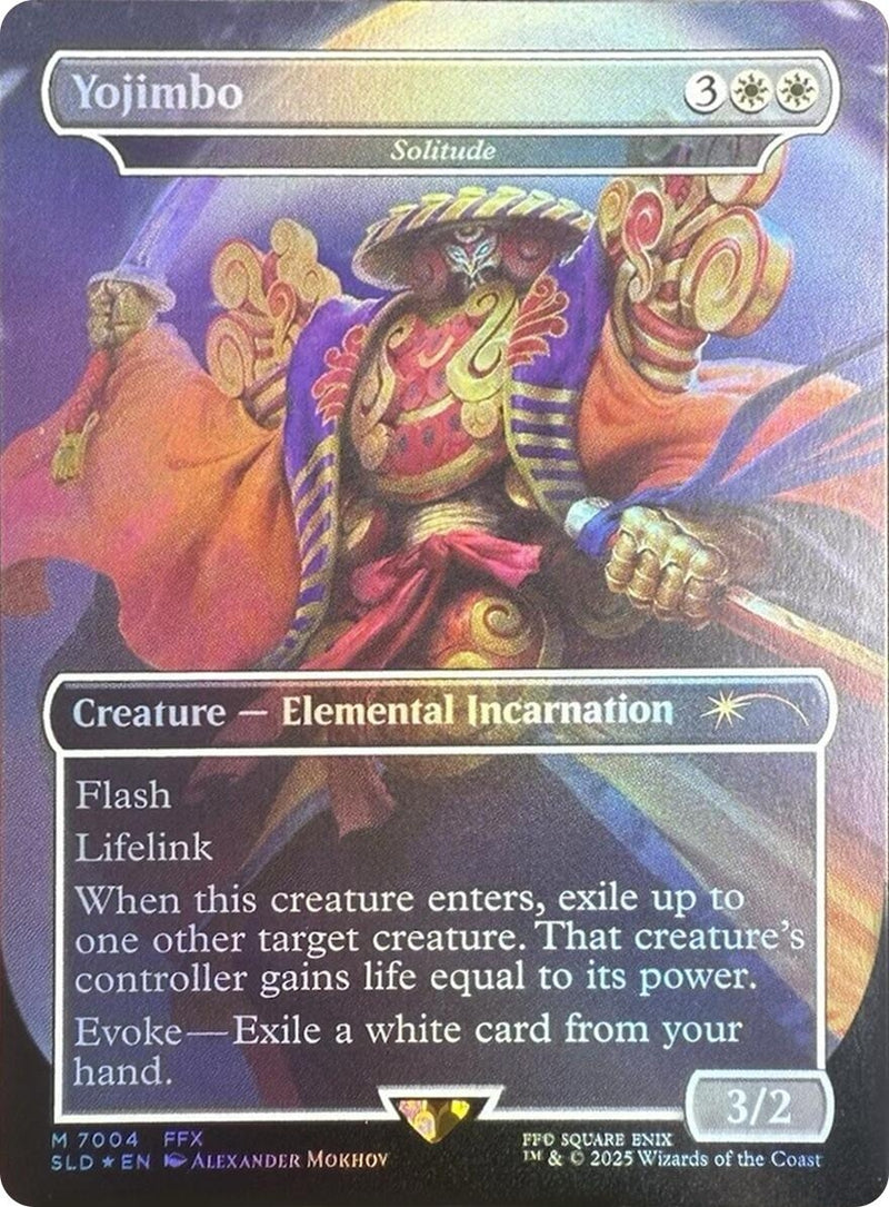 Image for Yojimbo - Solitude (Rainbow Foil) (7004) - Magic: The Gathering