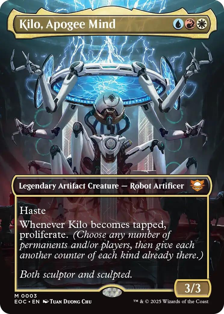 Kilo, Apogee Mind (Borderless) (3) (Commander: Edge of Eternities)