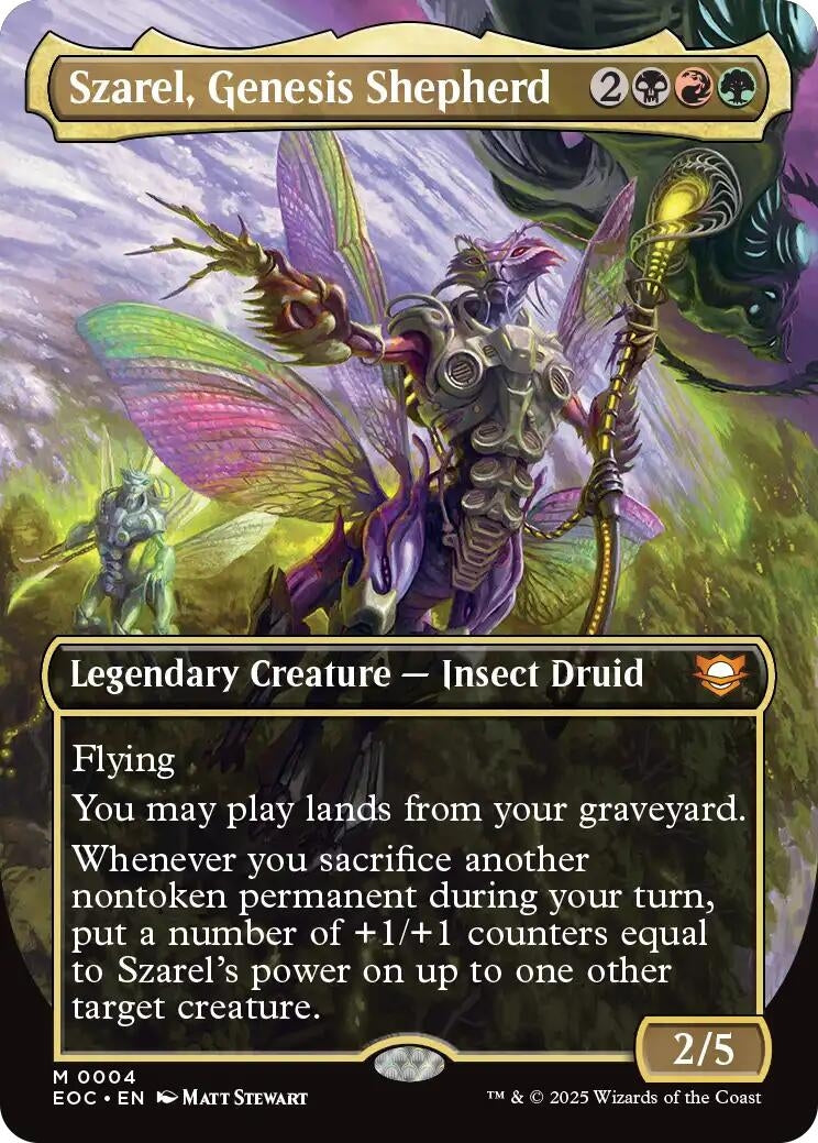 Szarel, Genesis Shepherd (Borderless) (4) (Commander: Edge of Eternities)