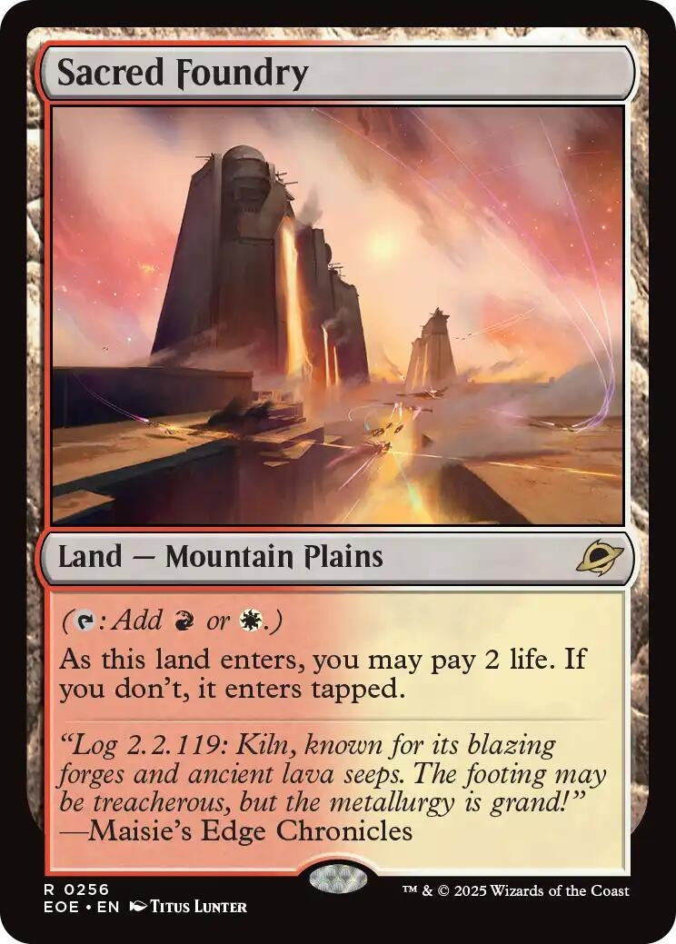 Sacred Foundry (256) (Edge of Eternities)
