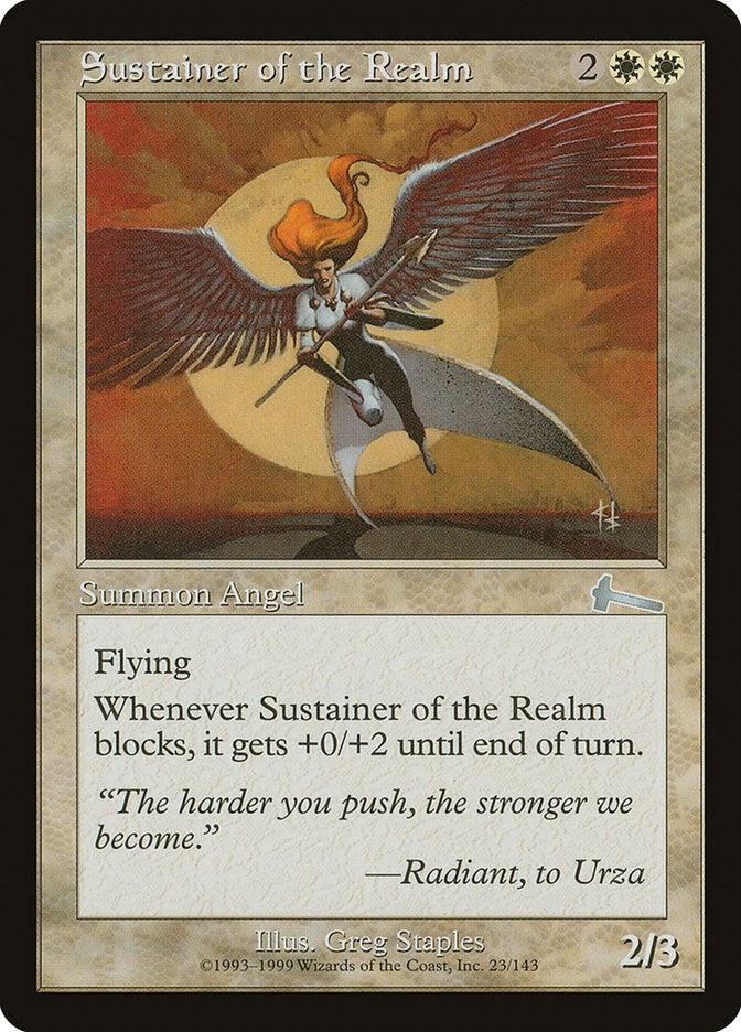 Sustainer of the Realm (23) (Urza's Legacy)