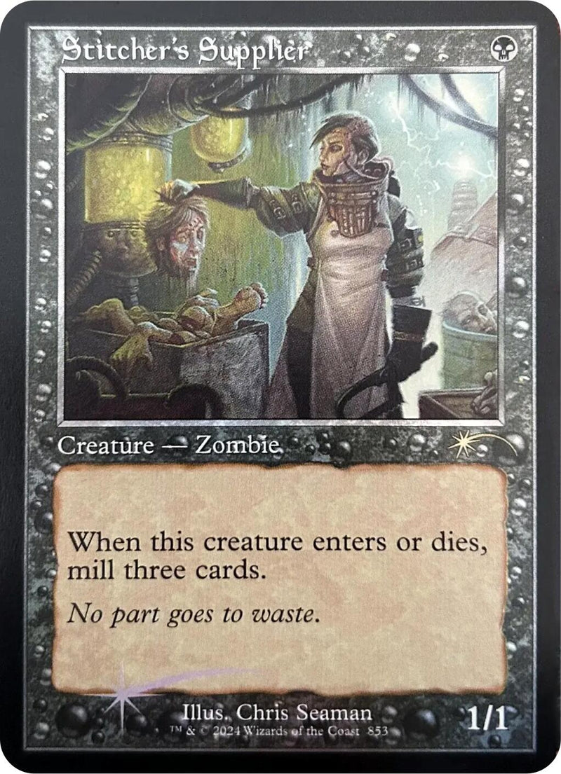 Stitcher's Supplier (Retro Frame) (853) (Secret Lair Drop Series)
