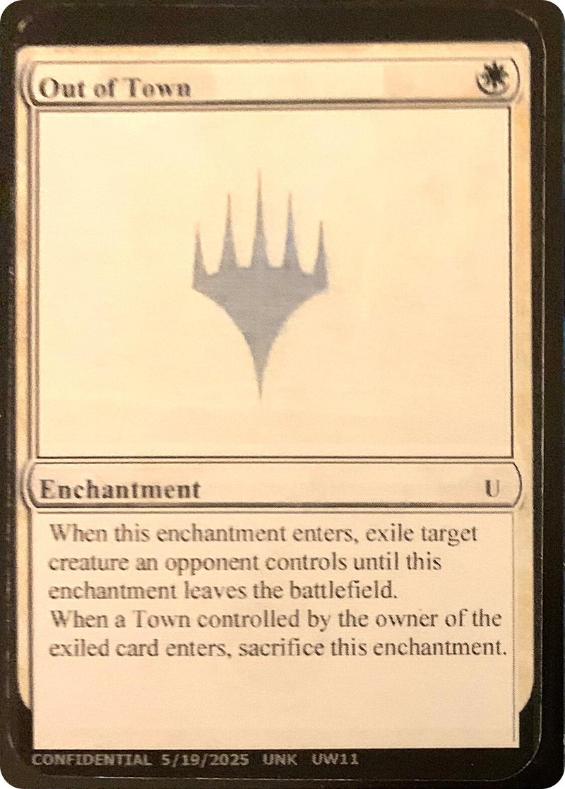 Out of Town (Un-Known Event Playtest Cards)