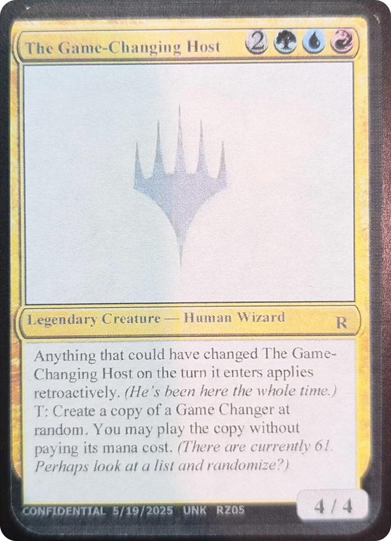 The Game-Changing Host (Un-Known Event Playtest Cards)