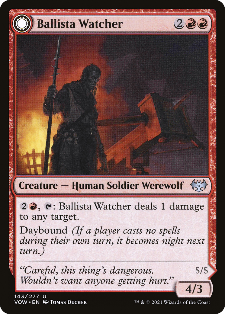 Ballista Watcher (143) (Innistrad: Crimson Vow)