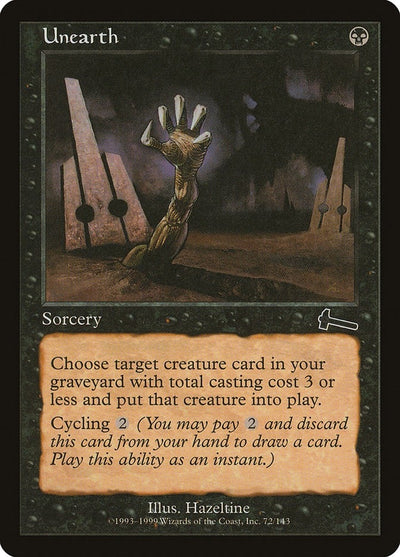 Unearth (72) (Urza's Legacy)