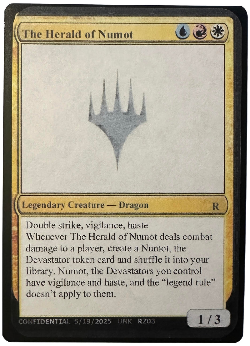 The Herald of Numot (Un-Known Event Playtest Cards)