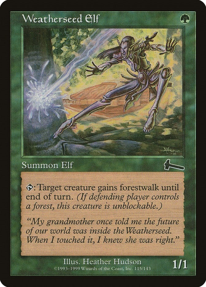 Weatherseed Elf (115) (Urza's Legacy)