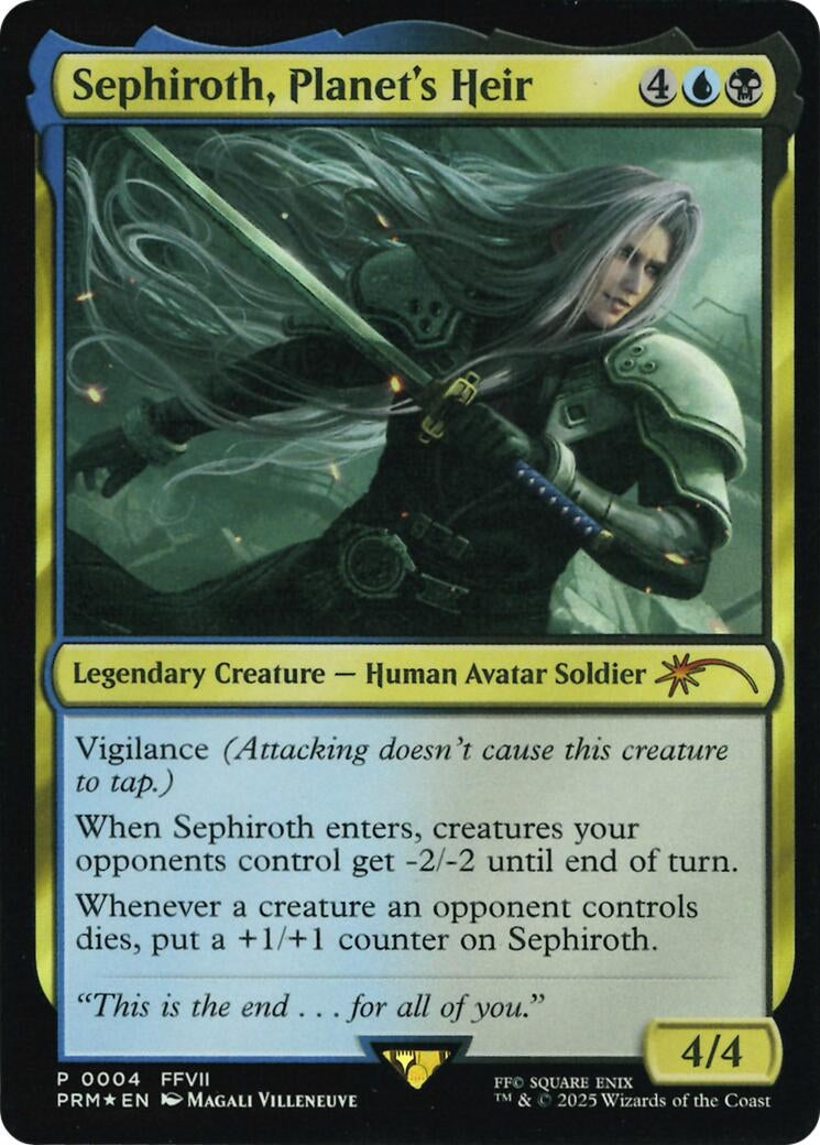 Sephiroth, Planet's Heir (Costco Bundle) (4) (Unique and Miscellaneous Promos)