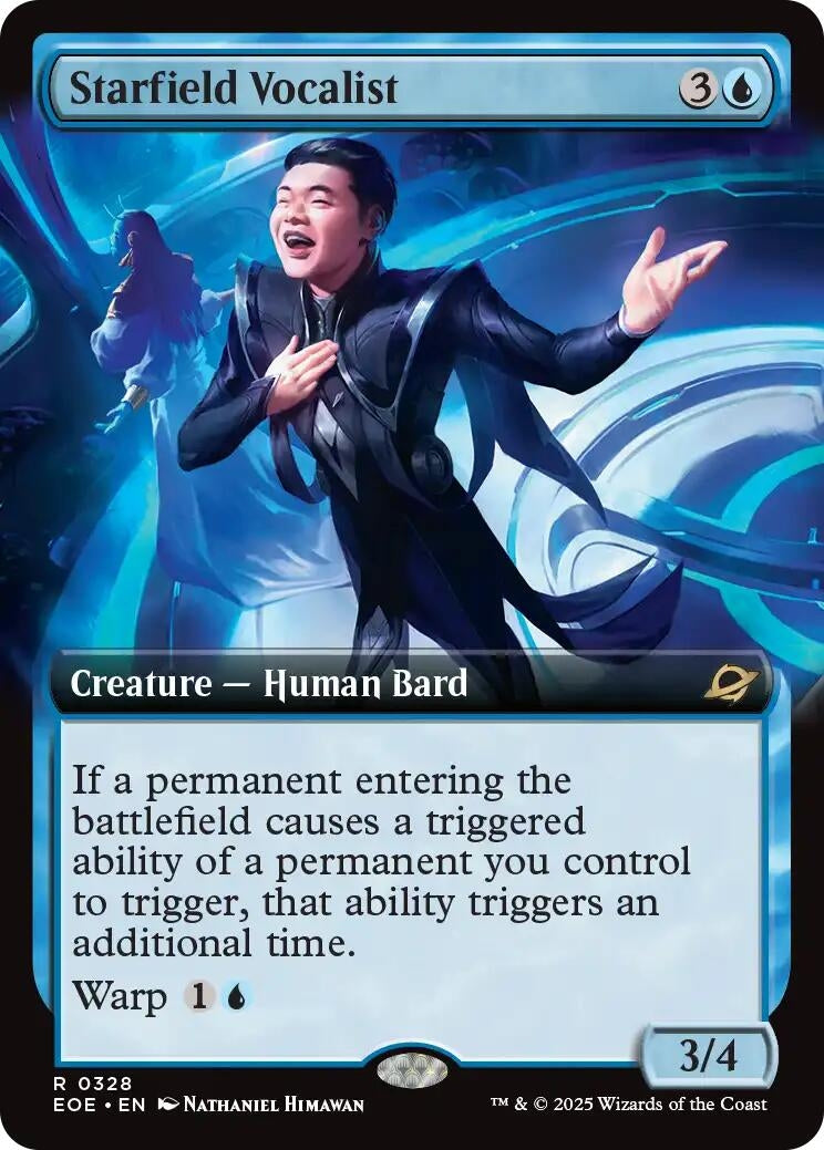 Starfield Vocalist (Extended Art) (328) (Edge of Eternities)
